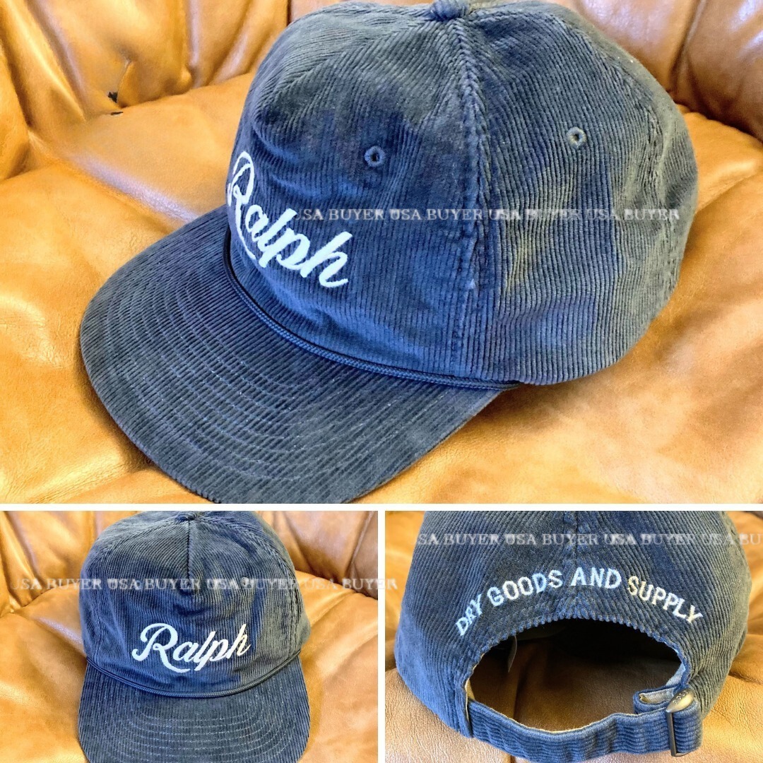 Ralph刺繍☆【Polo Ralph Lauren】コーデュロイ ボールキャップ (POLO
