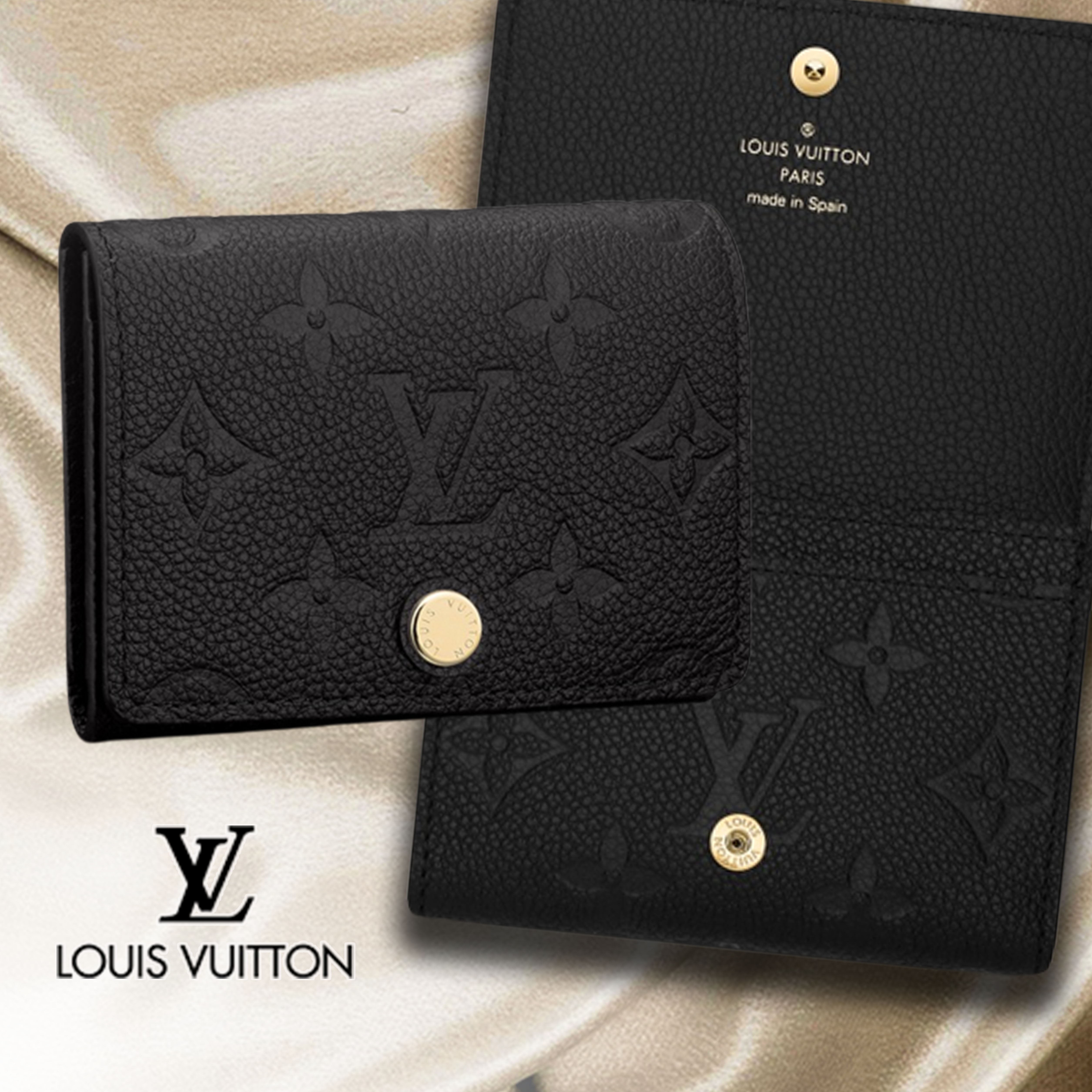 ◇LOUIS VUITTON◇ カードケース 名刺入れ モノグラム 黒 (Louis