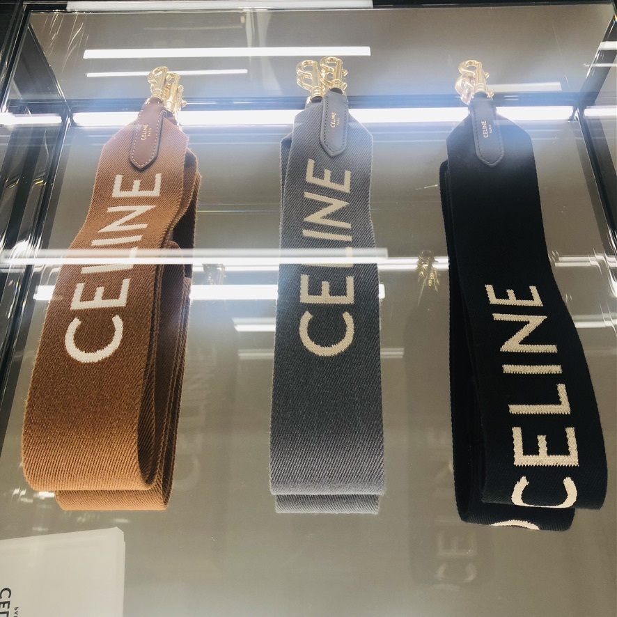 大好評【CELINE】ジャカードウールショートストラップ☆3色展開