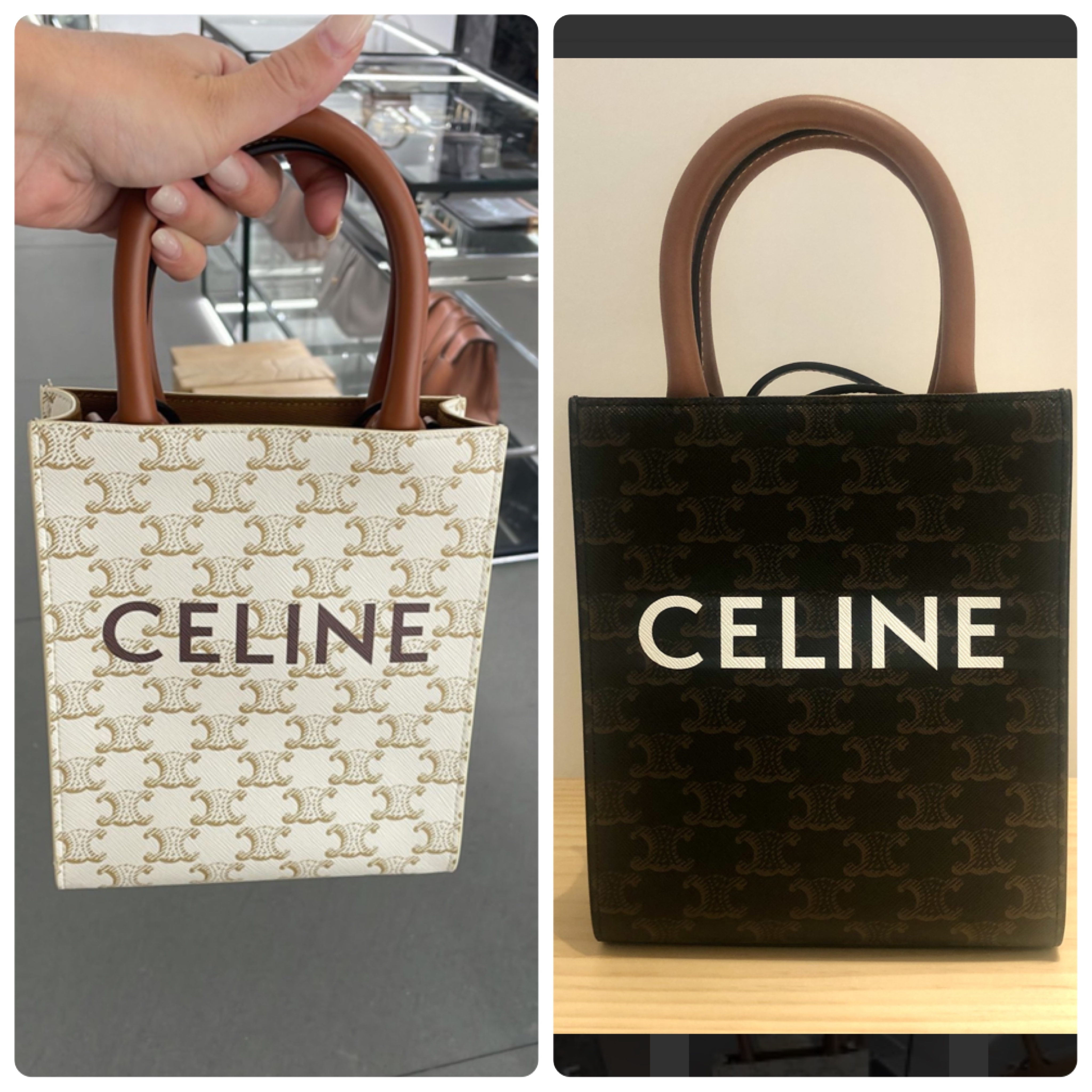 大人気【CELINE】ミニ バーティカルカバ トート☆4種展開 (CELINE