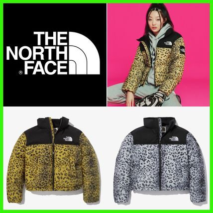 ヒョウ柄 韓国 THE NORTH FACE(ザノースフェイス) ダウンジャケット