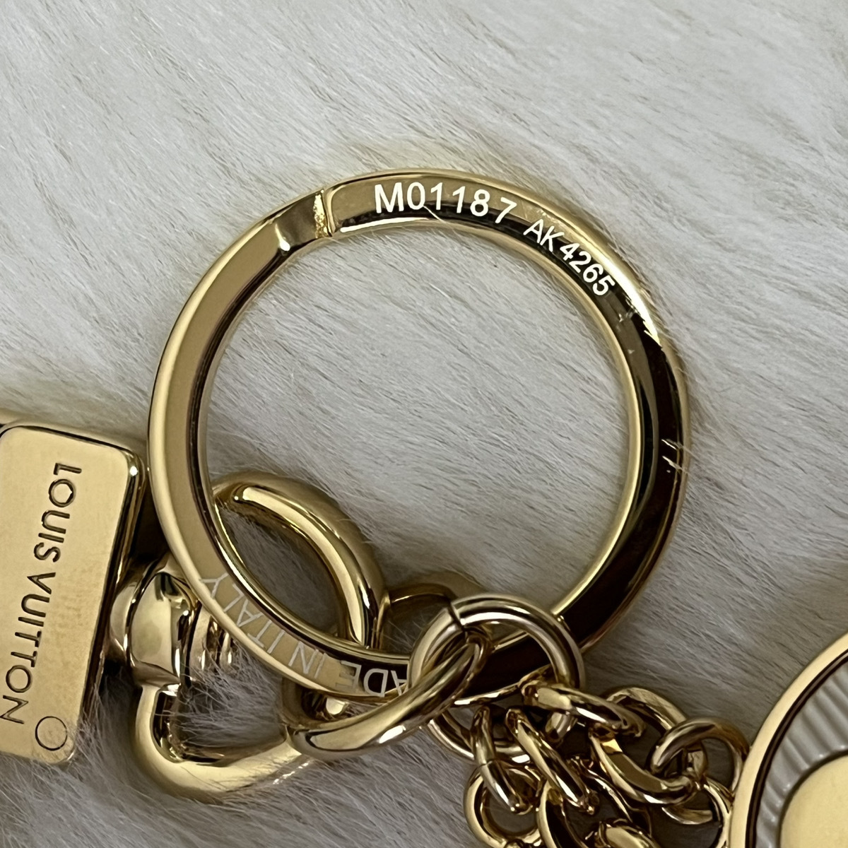 ☆LV☆ルイヴィトン ポルト クレ・スプリング キーリング (Louis