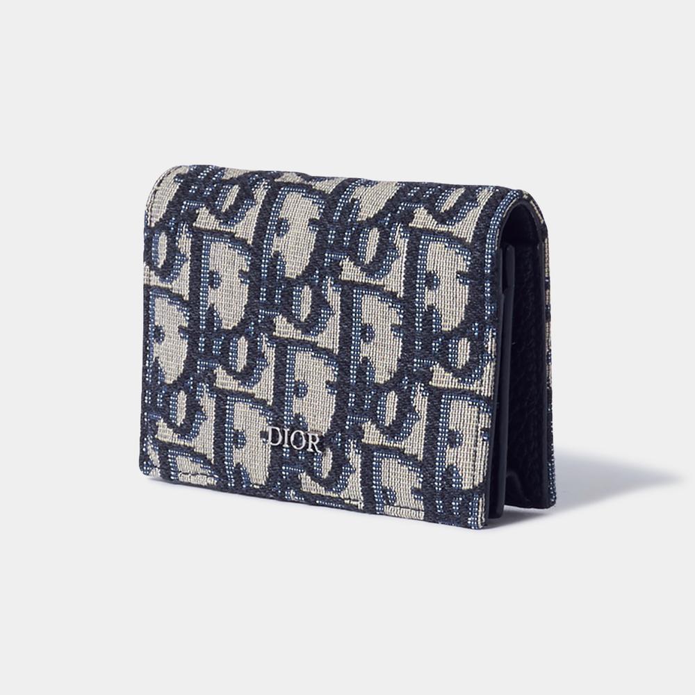 DIOR☆オブリーク ジャカード] ビジネスカードホルダー/国内発 (Dior