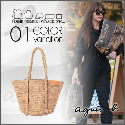 ラフィア Agnes b(アニエスベー) トートバッグ(レディース) - ブランド