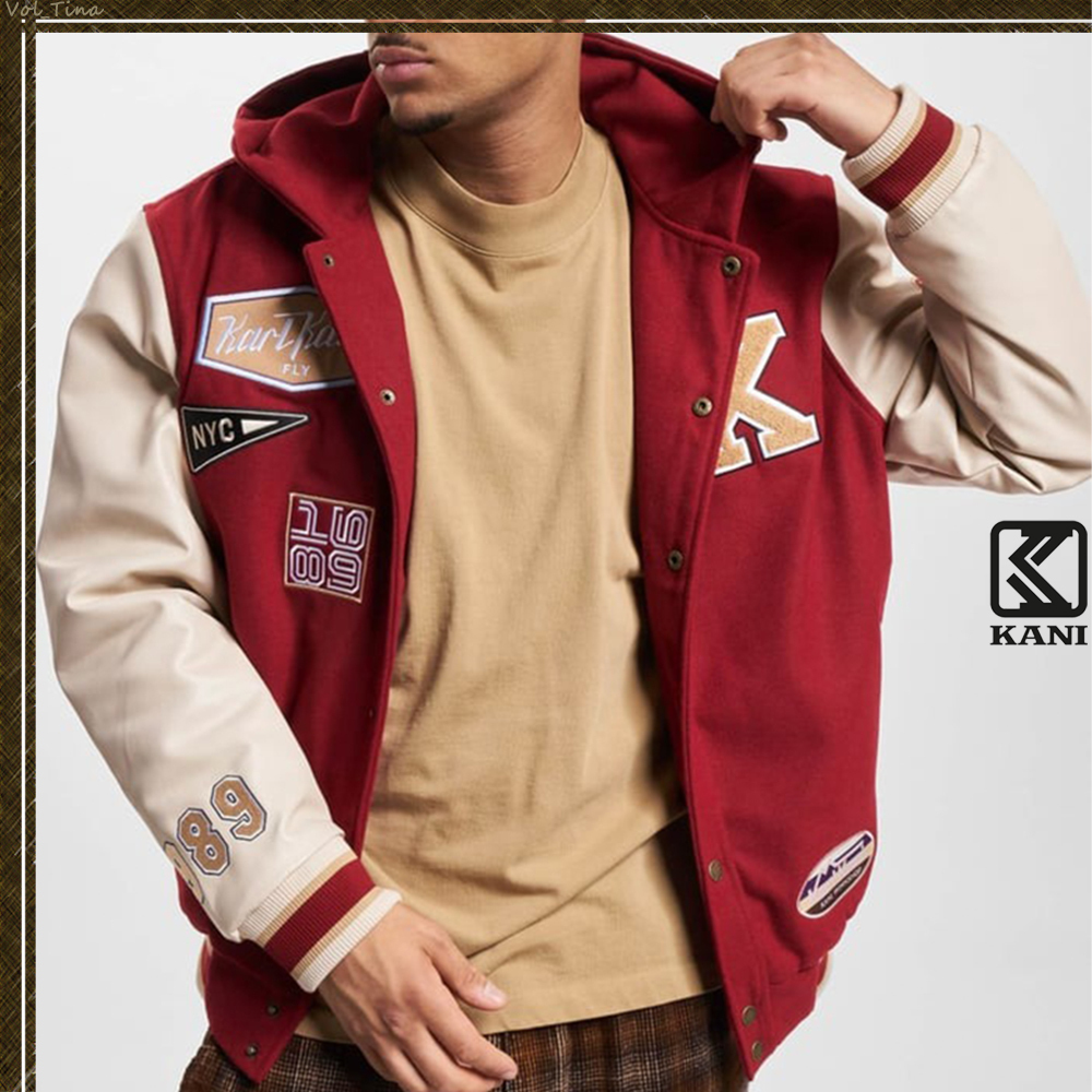 KARL KANI◇カールカナイ フーディ カレッジ ジャケット [red] (KARL