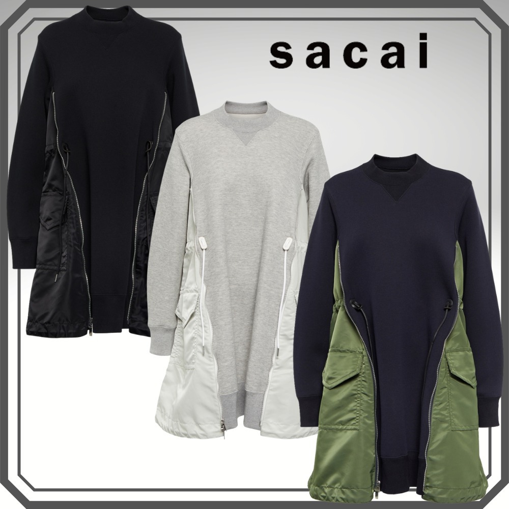 ◇関税込◇＊sacai＊Sponge Sweat x Nylon Twill Dress (sacai