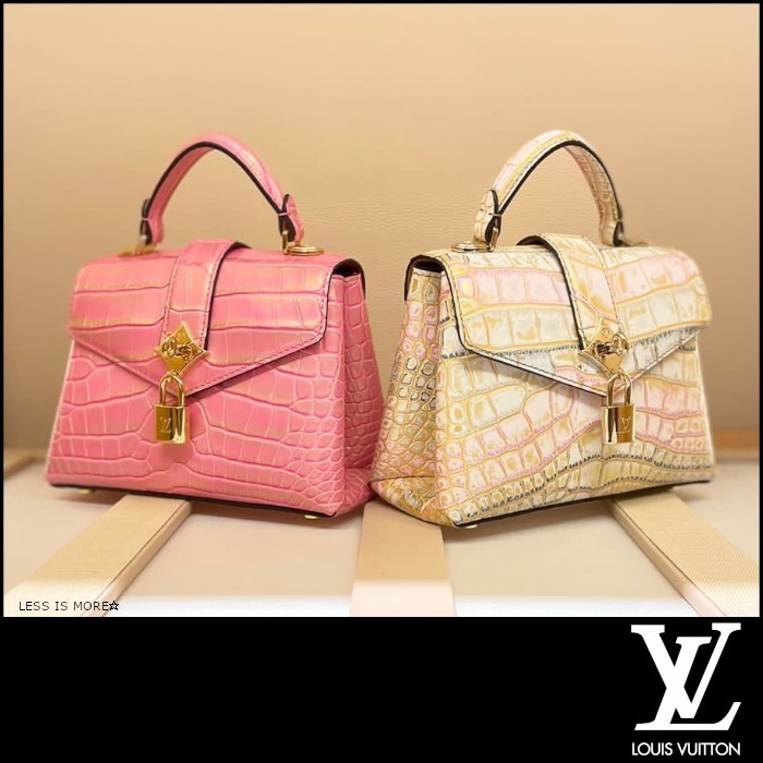 ルイヴィトン】ローズ・デ・ヴァン MINI 煌めくクロコダイル (Louis