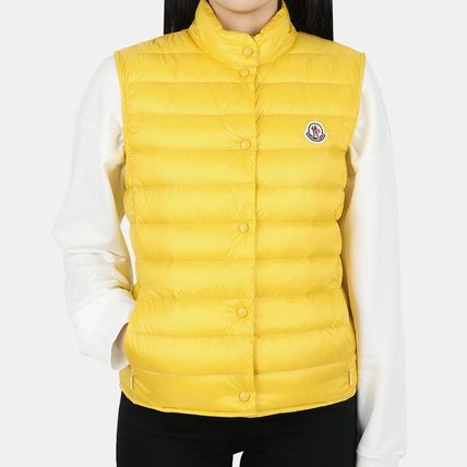 イエロー（黄色）系 MONCLER(モンクレール) ダウンベスト(レディース