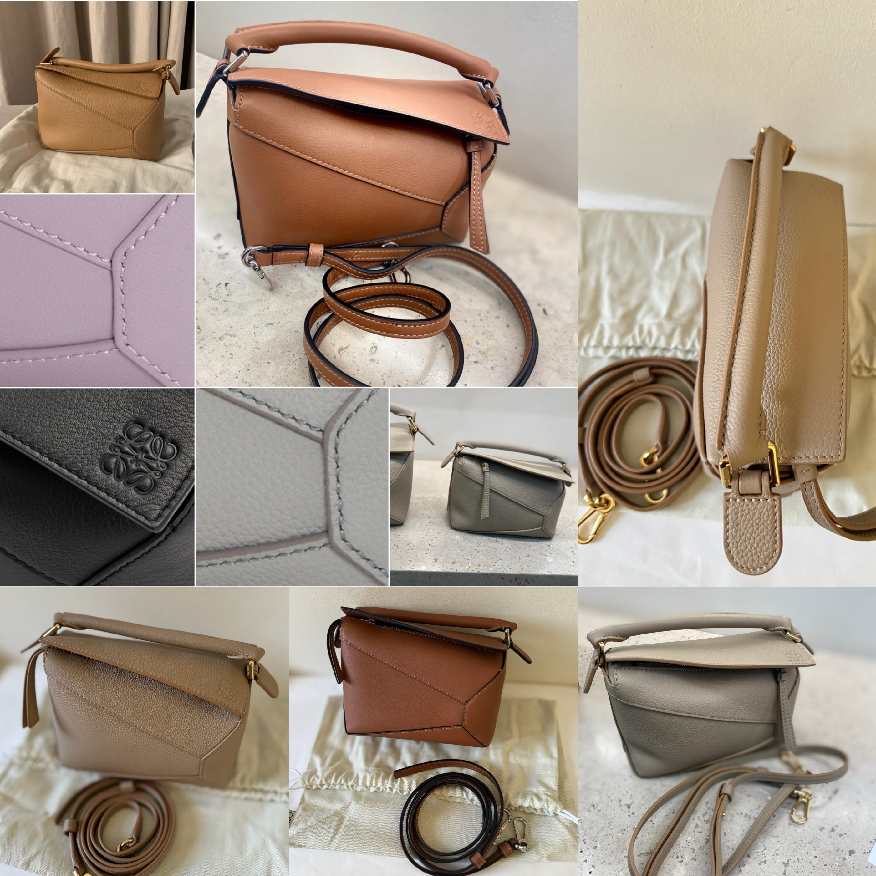 LOEWE【入手困難】小さくて可愛い ☆パズル バッグ ミニ ☆ 全色