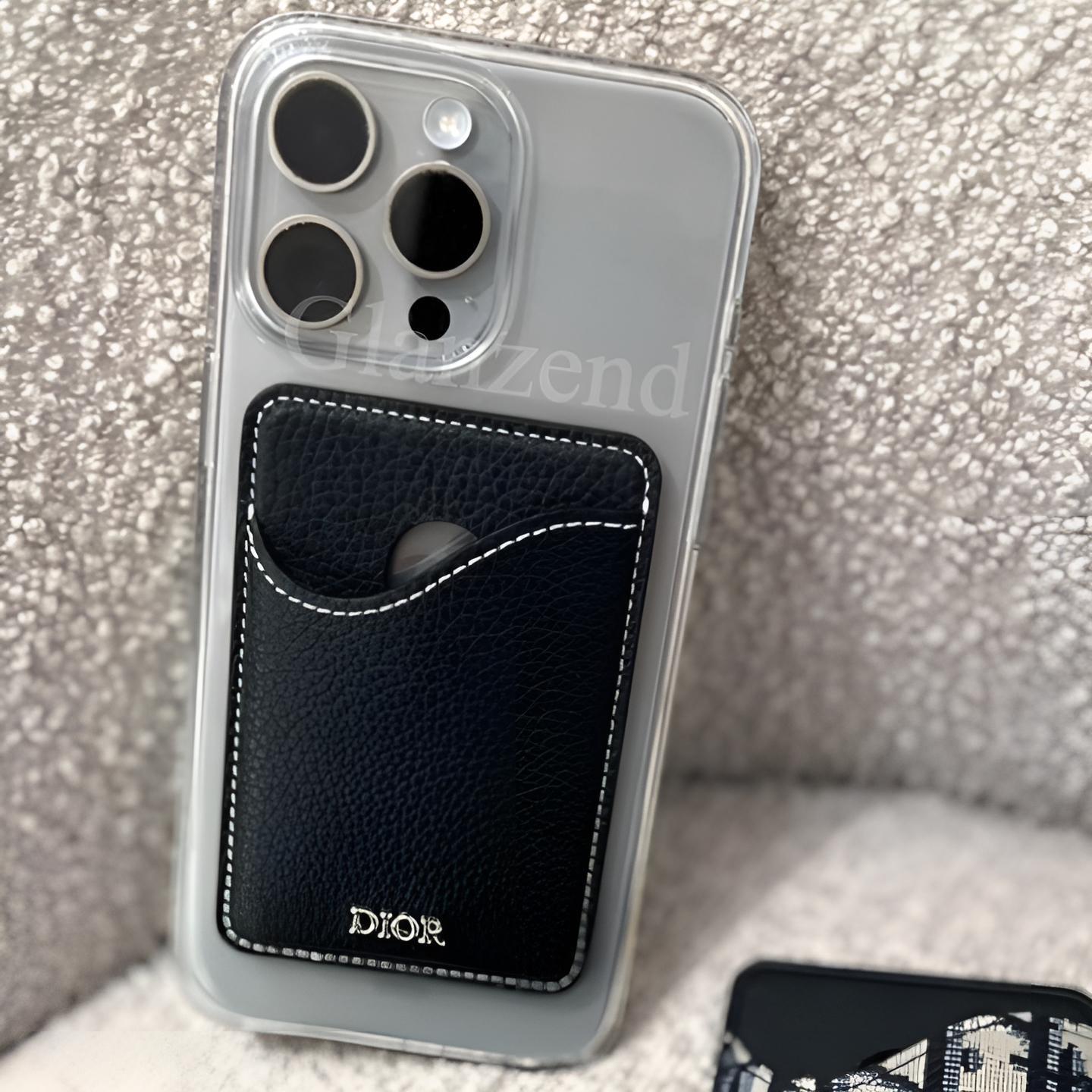 Dior】《SADDLE》ロゴ入り マグネット カードホルダー (Dior/カード