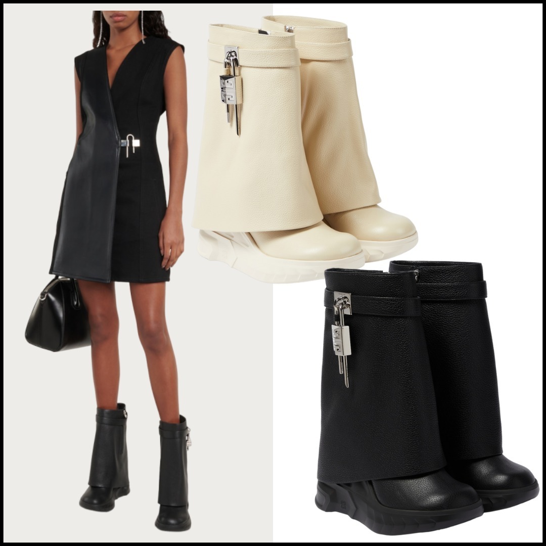 ◇直営店◇【GIVENCHY】シャークロック バイカー アンクルブーツ