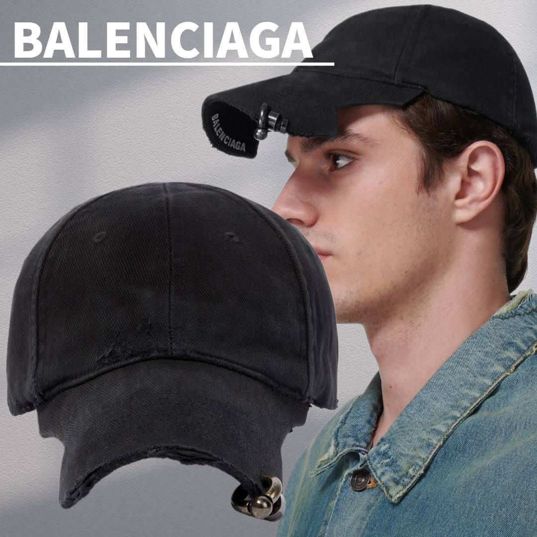 ☆ギフトにも【BALENCIAGA】HEAVY PIERCING キャップ (BALENCIAGA