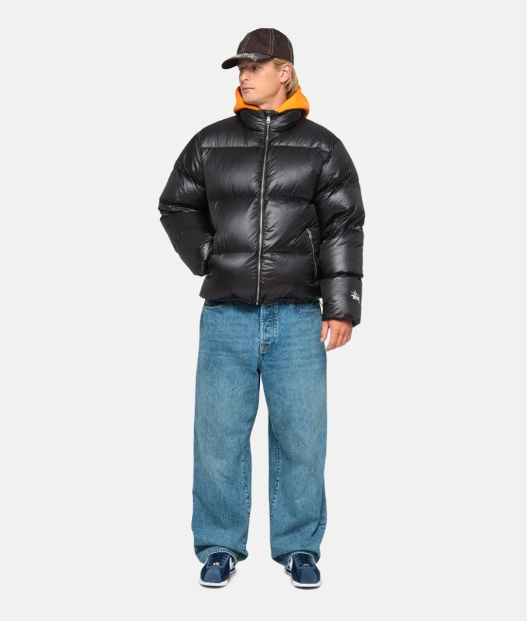☆【Stussy】☆DOWN PUFFER PARACHUTE RIPSTOP☆CHARCOAL☆ (STUSSY
