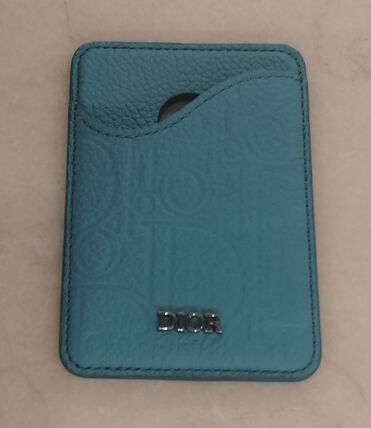 DIOR Saddle マグネット カードホルダー グラビティ ブルー (Dior