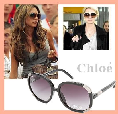 関税送料込》Chloe☆大人気♪ビッグフレームサングラス 4色♪ (Chloe