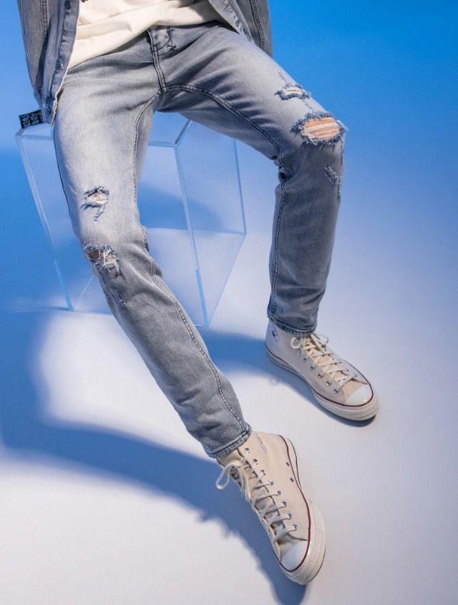 KSUBI】best color ダメージジーンズChitch Jean Philly Blue (KSUBI