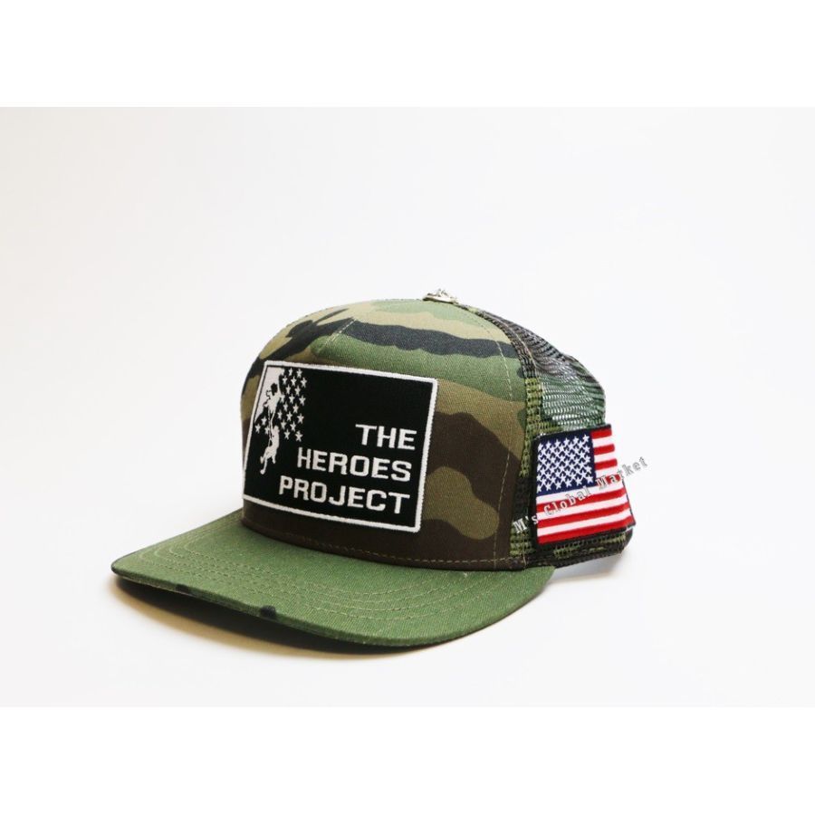 国内発/クロムハーツ/ ヒーローズ プロジェクト 迷彩 帽子 (CHROME