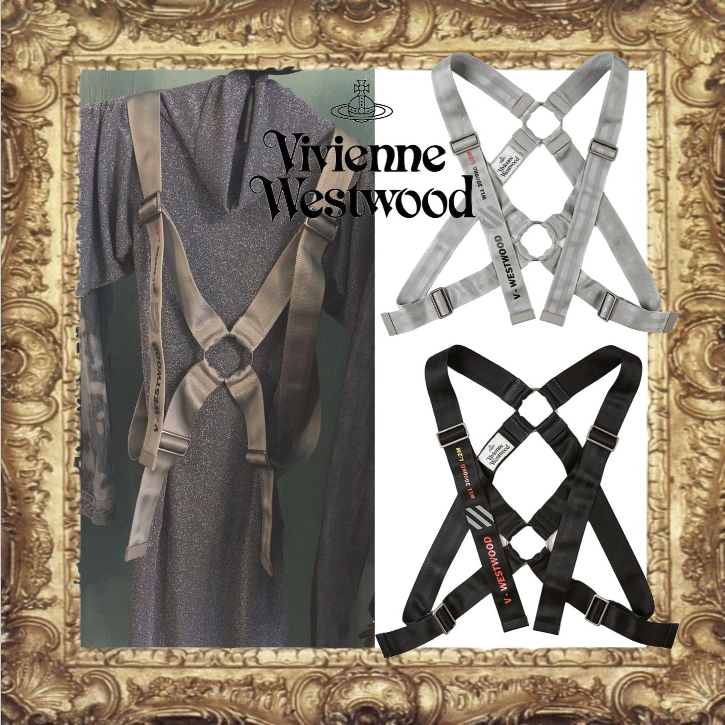 名作☆Vivienne Westwood パラシュート ハーネス ベルト UNISEX