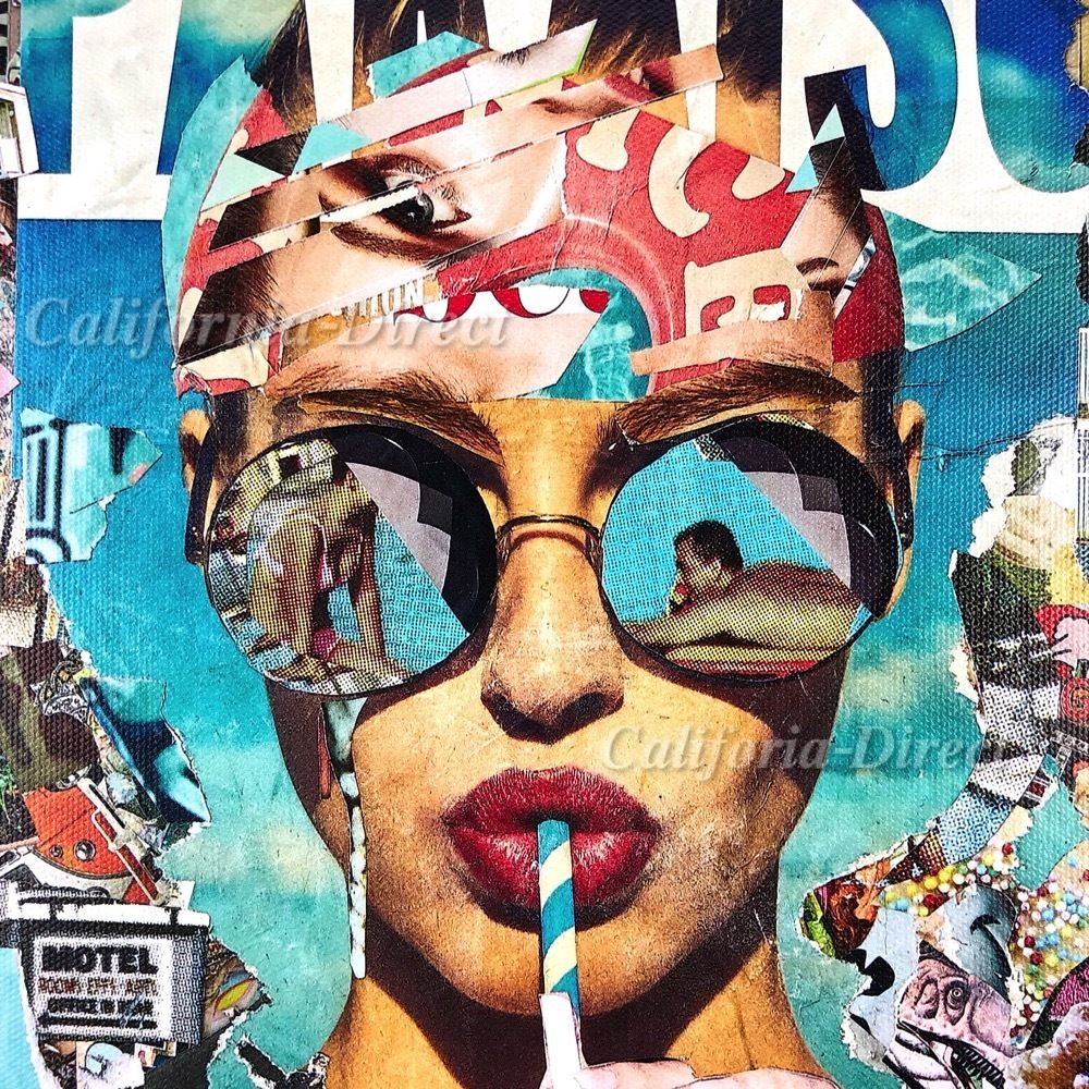 Oliver Gal 特大 76x91cm Summer Shores キャンバスアート (Oliver Gal