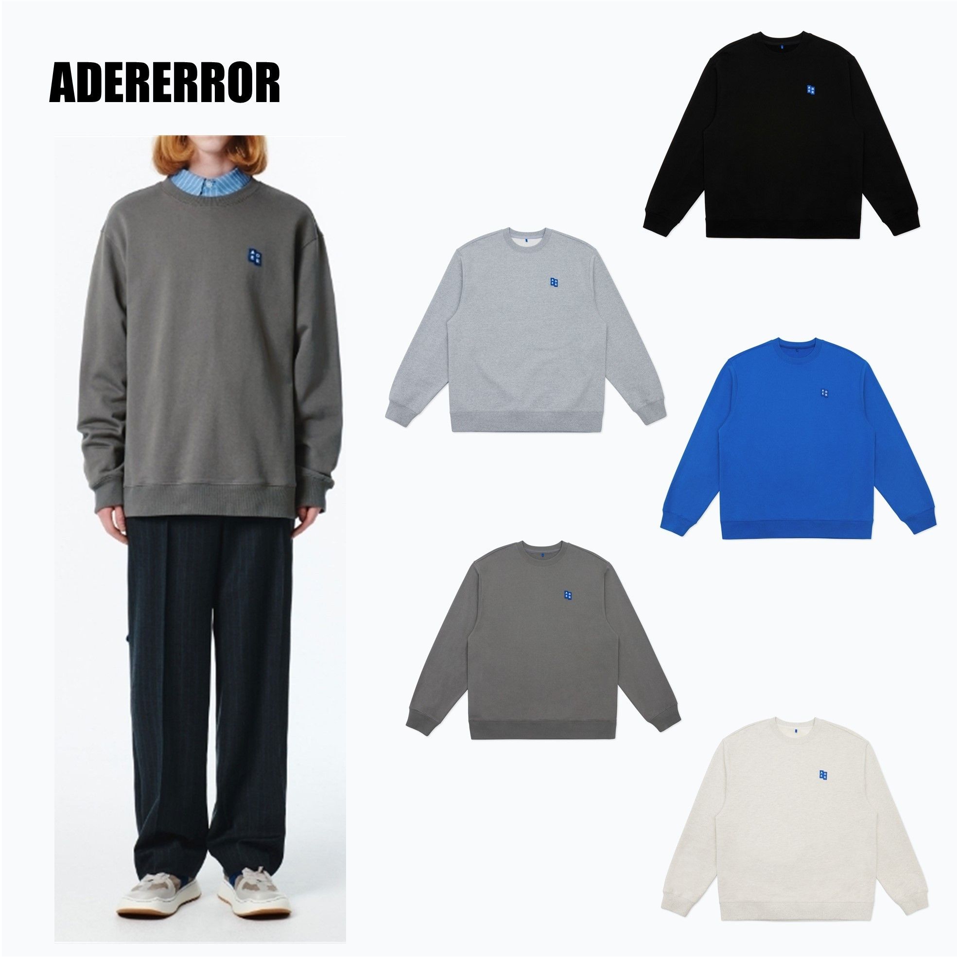 アーダーエラー]ADERERROR Sig; TRS Tag sweatshirt 01☆送料込