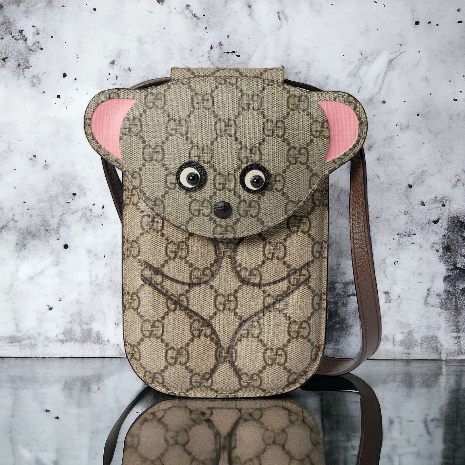 セール【GUCCI】GG テディベア ミニバッグ スマホショルダー (GUCCI