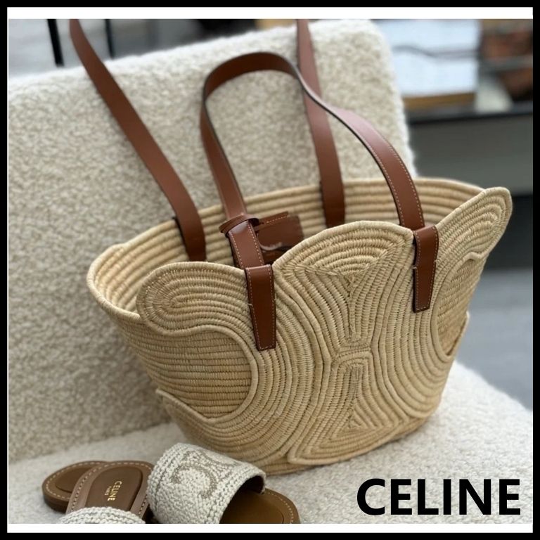 CELINE】スモール ブレーデッド トリオンフ クラシック パニエ (CELINE