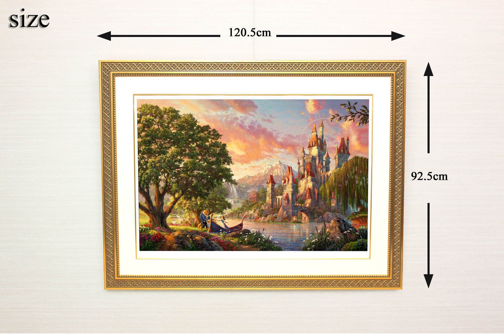 ディズニー絵画「美女と野獣2」 (Disney/キャンバスアート・絵画