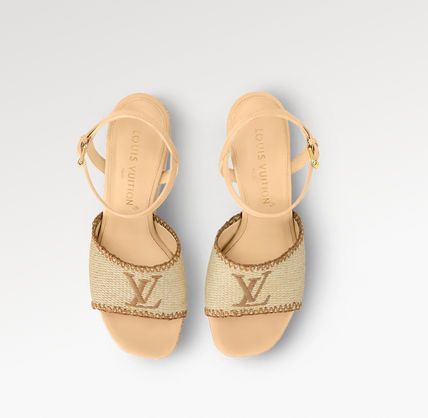 夏の定番ウェッジソール♪】ルイヴィトン サンダル 厚底 (Louis