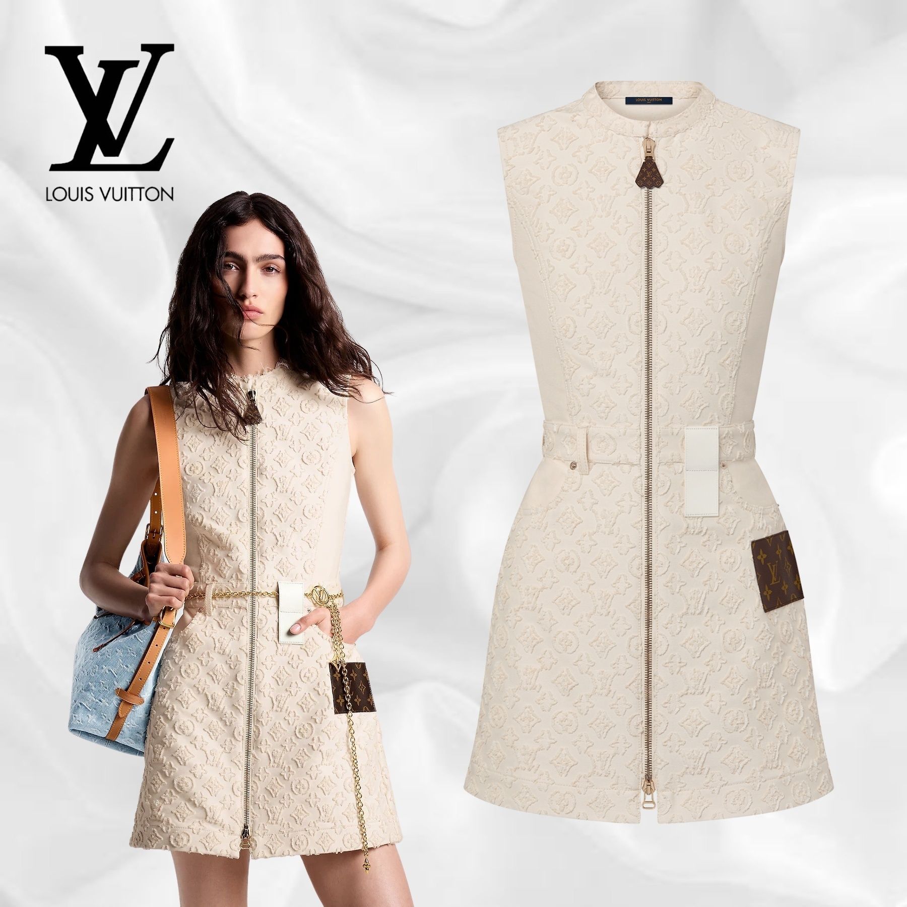 着るだけでトータルコーデの完成！】ルイヴィトン ワンピース (Louis