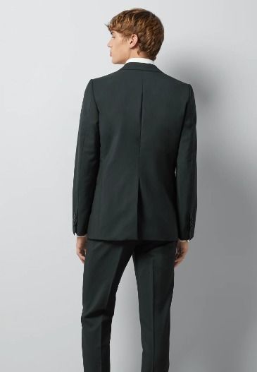 GUCCI《スリム フィット ウール モヘア スーツ》darkblue 直営店