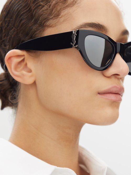 Saint Laurent YSLロゴ キャットアイ サングラス 関税送料込 (Saint