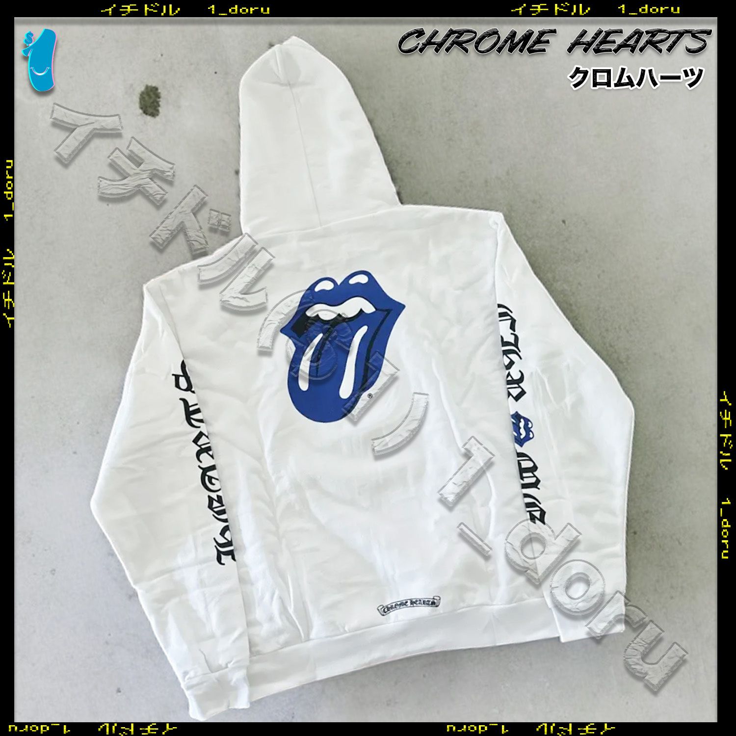 入手困難 CHROME HEARTS ローリング ストーンズ パーカー HOODIE