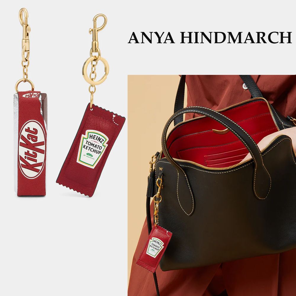 Anya Hindmarch キーチャーム バッグチャーム 英国発 (Anya Hindmarch