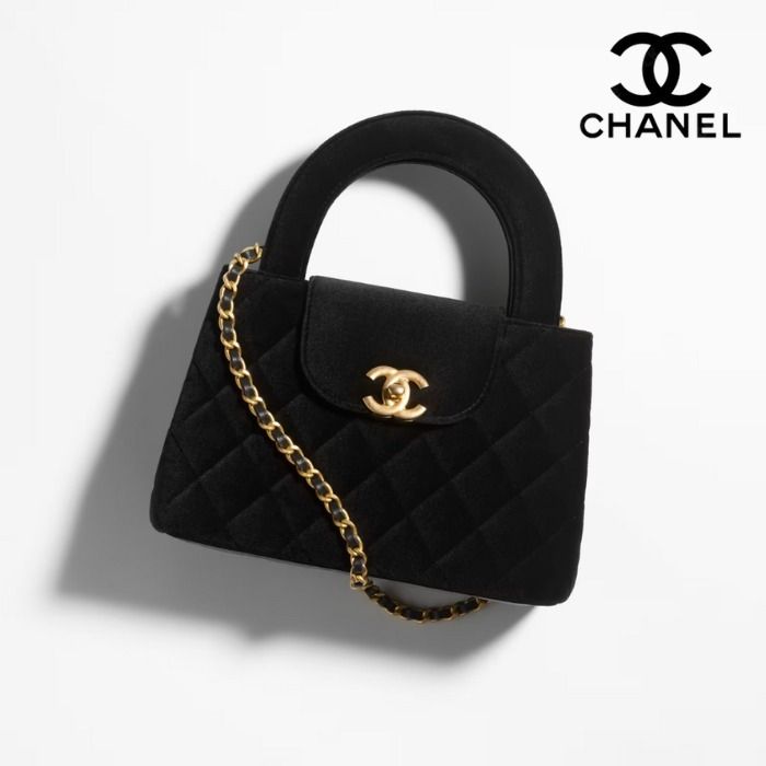 シャネル・CHANEL】ショルダーバッグ ケリー ベルベット (CHANEL