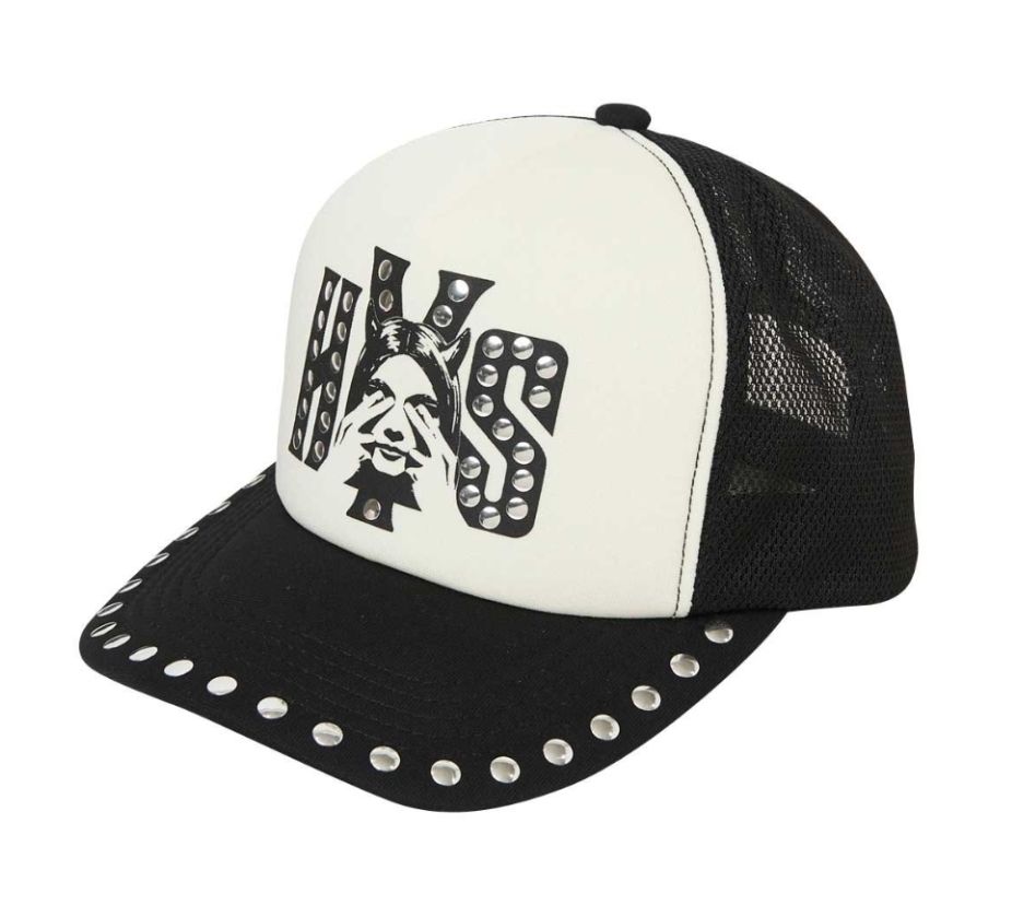 HYSTERIC GLAMOUR SEE NO EVIL スタッズメッシュキャップ (キャップ