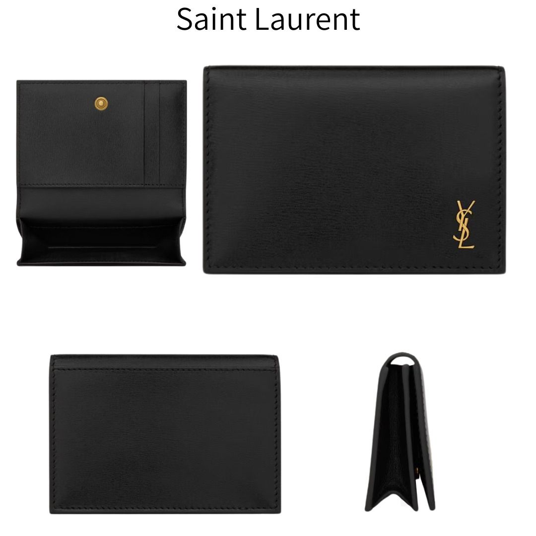 YSL＞タイニー カサンドラ ビジネスカードケース (Saint Laurent