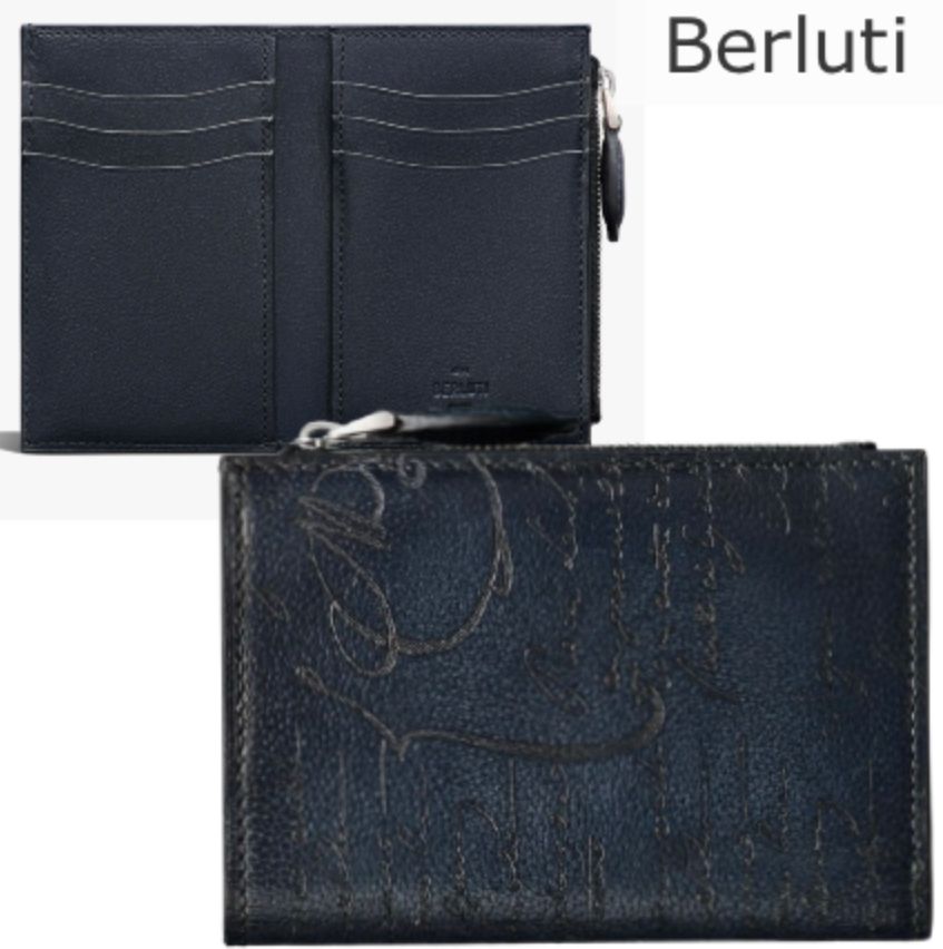 Berluti Periple スクリット レザー ウォレット 財布 2つ折り