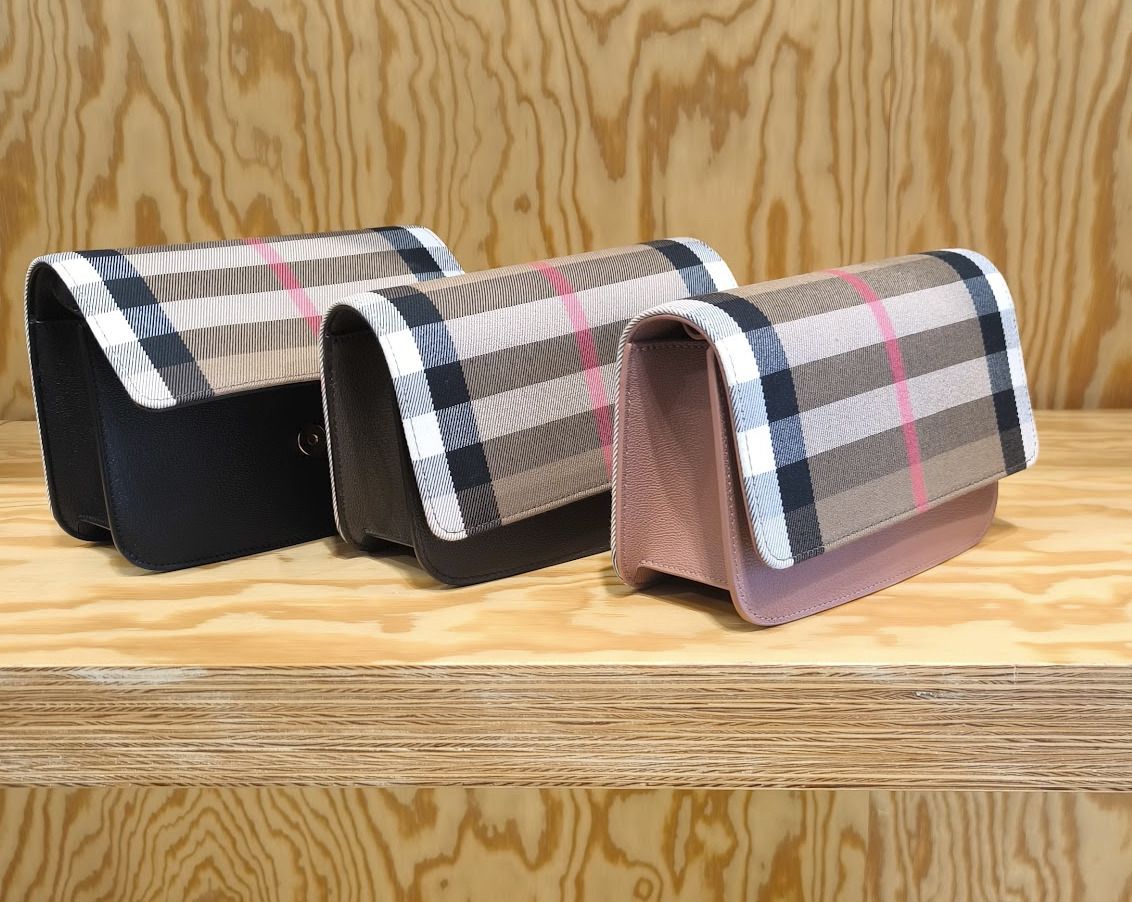 BURBERRY】LL MADISON MX GBHチェック柄フラップショルダー (Burberry