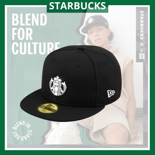 追跡有☆STARBUCKS × NEW ERA コラボ 59FIFTY キャップ (Starbucks