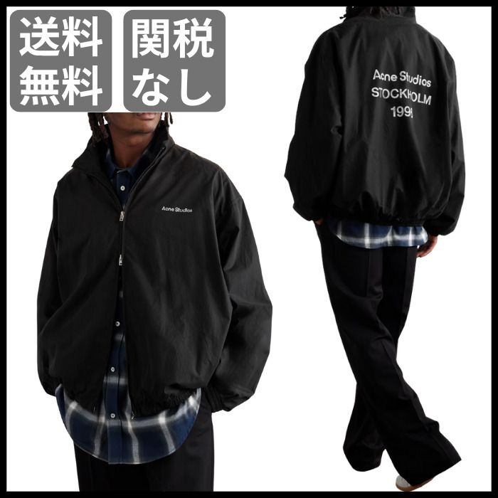 関税送料込♪【Acne Studios】ロゴジッパージャケット (Acne Studios