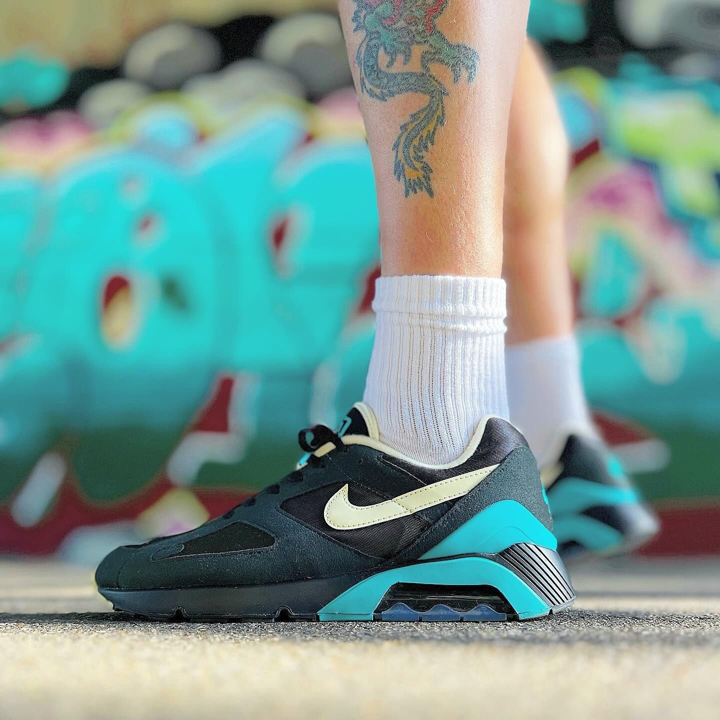 ☆NIKE☆エアマックス180☆ブラック/ターコイズ☆ (Nike/スニーカー