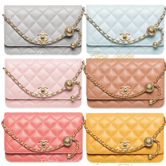 24K【CHANEL】欲しい!ココボールで長さ調節 チェーンウォレット