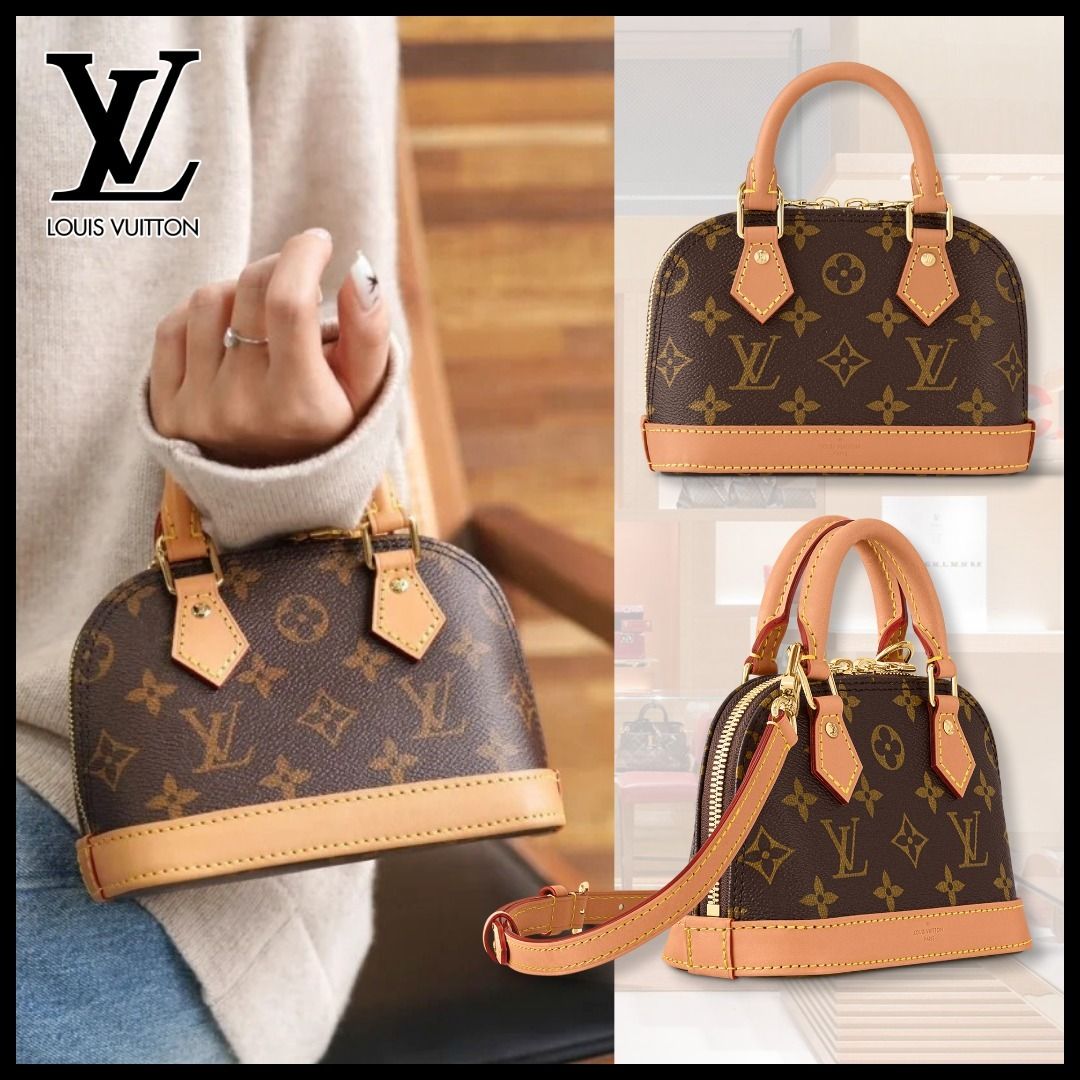 大人気◇可愛いミニ♪】ルイヴィトン ナノアルマ モノグラム (Louis