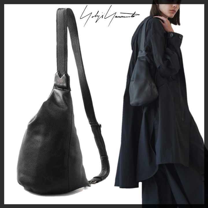 ◇Yohji Yamamoto ヨウジヤマモト◇レザー Y ボディバッグ (Yohji