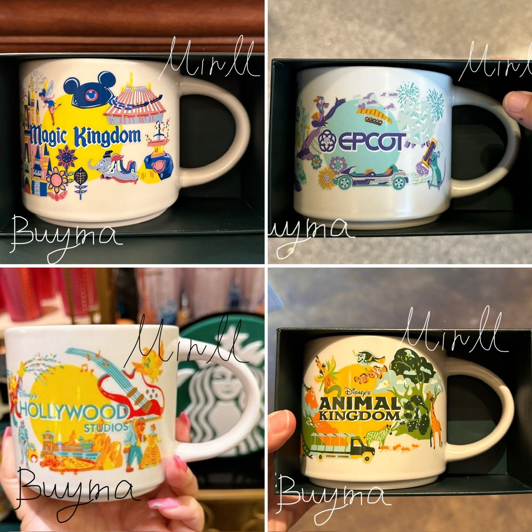 Starbucks】Walt Disney World 4パークス Been There マグ (Starbucks