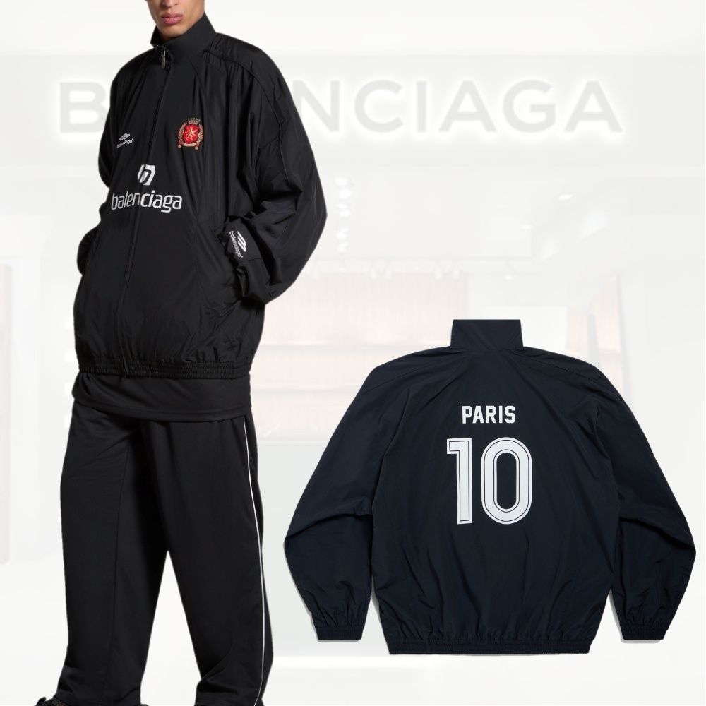送料込み*BALENCIAGA*PARIS SOCCER TRACKSUIT ジャケット (BALENCIAGA