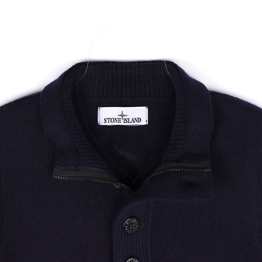 関税負担なし☆STONE ISLAND ニット ハーフジップ (STONE ISLAND