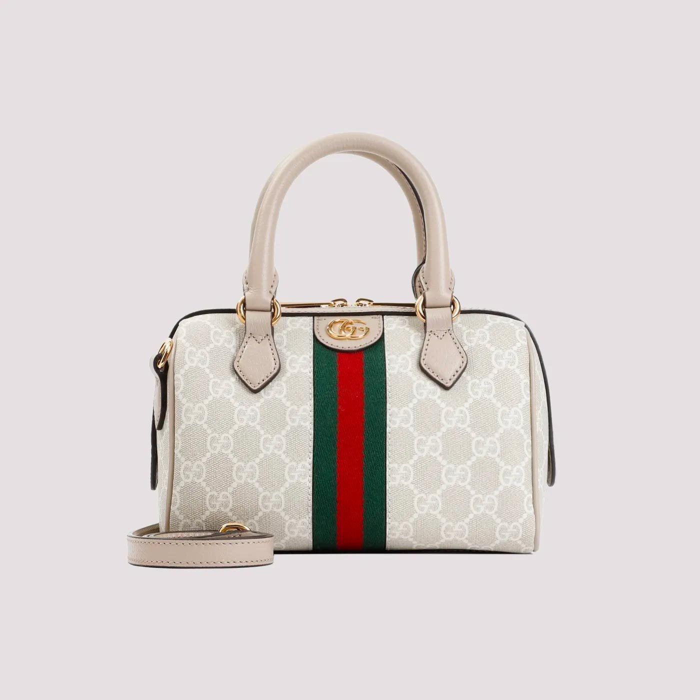 GUCCI】オフィディア GG ミニ ハンドル バッグ 送料関税込 白 (GUCCI