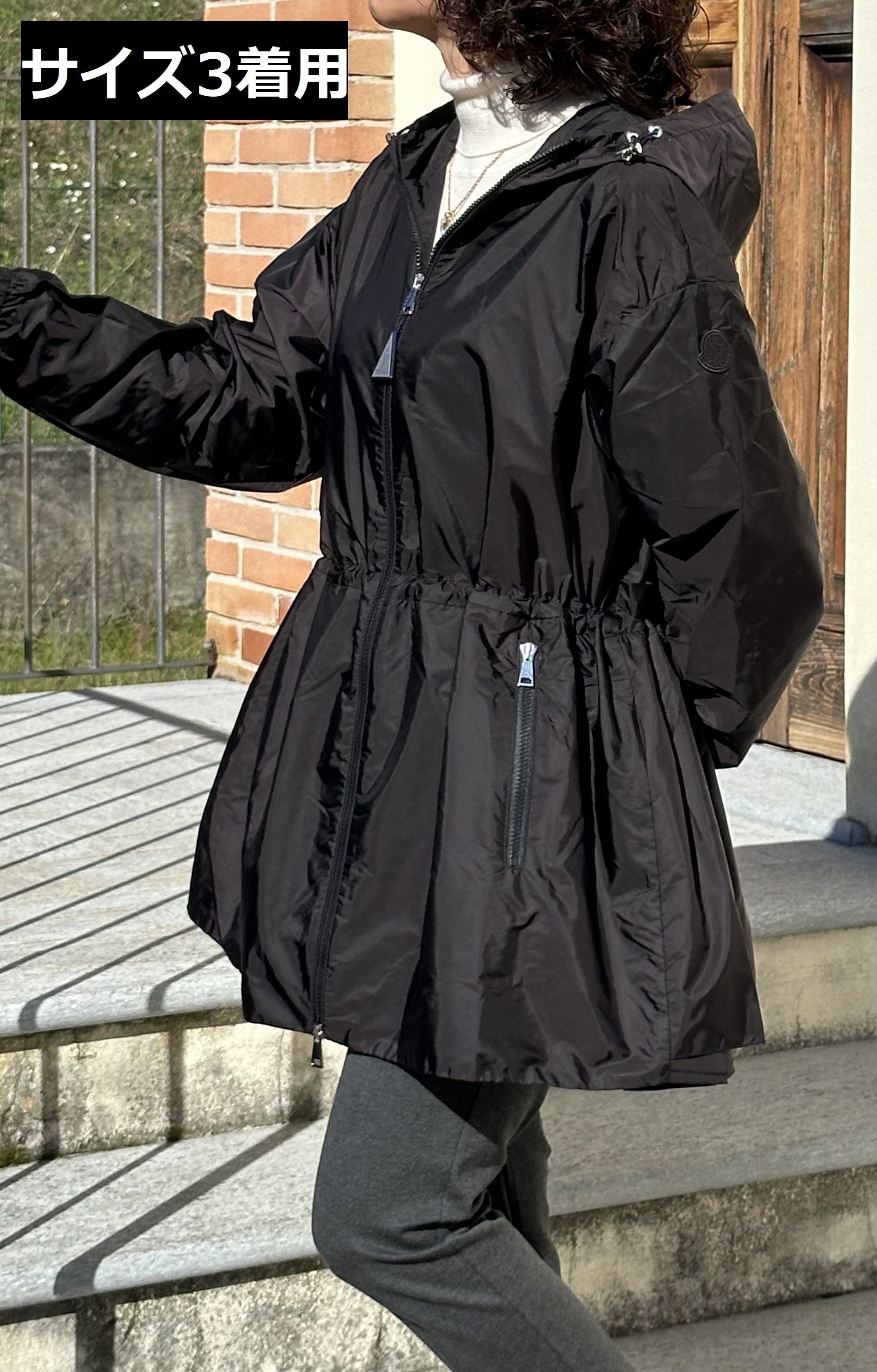 安心国内発送 モンクレール フレア ナイロンコート WETE (MONCLER