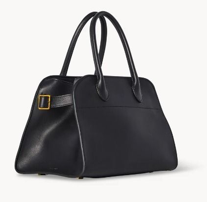 THEROW ソフト マルゴー 10 レザー バッグ ブラック 黒 (The Row